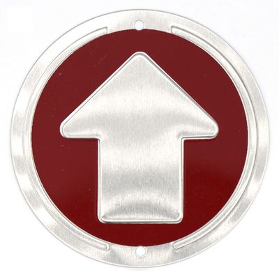 Wild Drifter Trail Markers - Bright Reflective Trail Marker Pack of 24, Easy to Mount, Mark Your Trees for Hunting, Hiking, Camping, and More. (Red, 24)