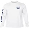 Spearfishing Grouper UV Sun Shirt: UPF 50+ Men's Long Sleeve Mens Rash Guard for Diving, Fishing: Shot Not Bought: White - S view 2