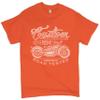 Custom Motorcycles Road Tested T-Shirt Bobber Biker Gang MC Men's Tee Orange Small view 1
