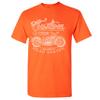 Custom Motorcycles Road Tested T-Shirt Bobber Biker Gang MC Men's Tee Orange Small view 4