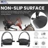 H.F Exchange Left Foot Pedal Set  Gray | Upright Exercise Bike Pedal with Adjustable Strap | 9/16" Spindle Thread Size | Works with FreeMotion Nordic-Track 9600 | P/N 184147 view 3