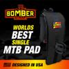 Bomber Strap  Patented Single Bike Tailgate Pad | Backup Camera Clear | Full Hitch & Tailgate Access | Magnetic Buckles | Mountain Bikes, E-Bikes | All Trucks view 2
