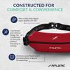 Fitletic Active Lifestyle Fanny Pack & Mini Sports Running Belt For Men & Women  Lightweight, Low Profile & Sleek Design  Ultra-Soft Expandable Lycra Pouch - Fits All Phones  Inner Organizer Pocket view 4