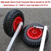 Seamax EZ Load Boat Launching Wheels Set for Inflatable Boat & Aluminum Boat, Support MAX 500Lbs Loading with 12" Pneumatic Tire & 2 Height Position view 2