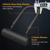UBULLOX Bike U Lock Heavy Duty Bike Lock Bicycle U Lock, 16mm Shackle and 4ft/6ft Length Security Cable with Sturdy Mounting Bracket for Bicycle, Motorcycle and More view 2