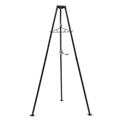 Kill Shot Hunting Tripod Game Hoist 500 lb Capacity with Gambrel & Winch for Cleaning, Skinning, Moving Game