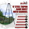Kill Shot Hunting Tripod Game Hoist 500 lb Capacity with Gambrel & Winch for Cleaning, Skinning, Moving Game view 2
