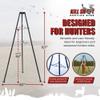 Kill Shot Hunting Tripod Game Hoist 500 lb Capacity with Gambrel & Winch for Cleaning, Skinning, Moving Game view 3