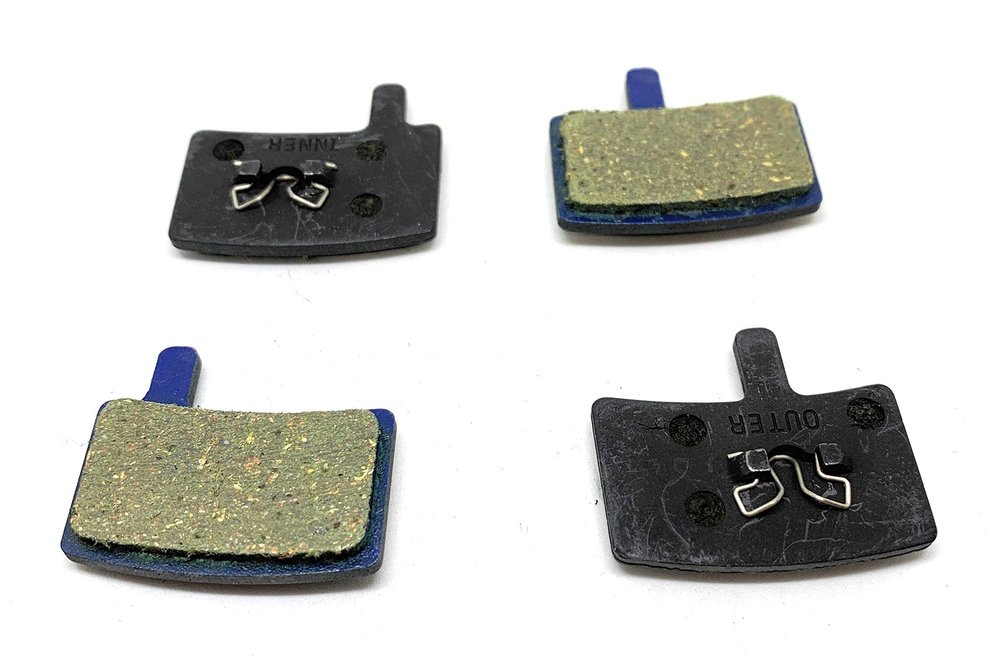 2 Pairs Bike Brake Pads Resin for Hayes Stroker Trail, Carbon T106 gram Pads, 106H9140,98-22041, dbl301. The Bicycle Replacement Part for OEM Brakes for high Braking Power and Quiet Stops.