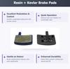 2 Pairs Bike Brake Pads Resin for Hayes Stroker Trail, Carbon T106 gram Pads, 106H9140,98-22041, dbl301. The Bicycle Replacement Part for OEM Brakes for high Braking Power and Quiet Stops. view 2