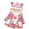 Baby Girls Infant Winter Hood Outerwear Hoodie Coats Camouflage Jackets (Red,18-24 Months) view 1