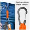EOTW Paracord Keychain Clip Carabiner Paracord Lanyard for Keys Men Women 2Pack view 3