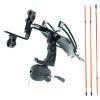 HANDBAIGE Hunting Fishing Slingshots Kits Arrows Slingshot Powerful Catapult Wrist High Velocity Sling Bow with Arrows Brush, Fishing Reel, Flashlight Bracket, 7 x Rubber Bands, 3 x Fishing Arrows view 1