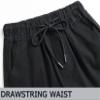 LOKTARC Big Boys Pull On Cargo Pants Kids Slim Fit Drawstring Jogger Black 12-13 Years/Size 160 view 4
