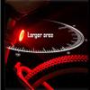 Smart Bike Tail Light, Ultra Bright Bike Rear Bicycle Light LED Auto Brake Sensing Light USB Rechargeable Waterproof Safety Warning Taillight view 3