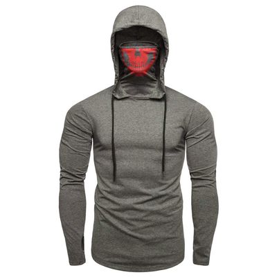SSDXY Mens Workout Sleeveless Hoodies, Sweatshirt for Men with Neck Gaiter Bodybuilding Athletic Shirt Tank Tops