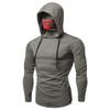SSDXY Mens Workout Sleeveless Hoodies, Sweatshirt for Men with Neck Gaiter Bodybuilding Athletic Shirt Tank Tops view 2