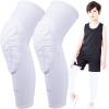 Bohope Kids Youth 5-15 Years Padded Leg Compression Sleeve Knee Guards Protective for Basketball, Baseball, Football Goalkeeper, Volleyball, Skating, Cycling.Universal for Boys and Girls view 1