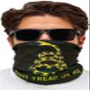 Dont Tread On Me Neck Gaiter Face Mask Outdoor Sports Gadsden Flag Neck Buff UV Protection