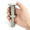 NRC&XRC Marine Grade Stainless Steel Barbed Standard Length Straight 3/4" ID Thru-Hull with Nut&Custom Gasket for Boat view 4