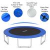 Giantex Trampoline Pad, 8ft 10ft 12ft 14ft 15ft 16ft Trampoline Replacement Safety Pad, No Holes for Pole, Waterproof Trampoline Accessories Spring Cover (10 Ft, Blue) view 3