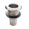 NRC&XRC Marine Grade Stainless Steel Barbed Standard Length Straight 1-1/2" ID Thru-Hull with Nut&Custom Gasket for Boat view 1