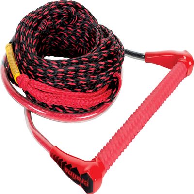 Proline by Connelly 65' Launch Wakeboard Rope and Handle Package, Poly-E Line, EVA Handle, Red
