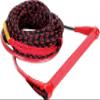 Proline by Connelly 65' Launch Wakeboard Rope and Handle Package, Poly-E Line, EVA Handle, Red view 1