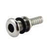 316 Stainless Steel Standard Length Thru-Hull Fitting w/Nut & Gasket for (3/4" ID) view 1