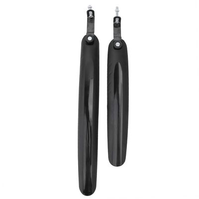 VBESTLIFE Vbest Life 1 Pair Front Rear Fender Colored Mudguard Mountain Road Bike Mud Guard Set (Black)