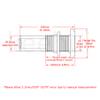 keehui 316 Stainless Steel Standard Length 1-1/2" I.D.Thru-Hull Fitting w/Nut &Gasket for Boats, Yachts, Marine view 2