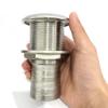 keehui 316 Stainless Steel Standard Length 1-1/2" I.D.Thru-Hull Fitting w/Nut &Gasket for Boats, Yachts, Marine view 4