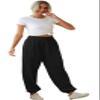 ebossy Women's Active Elastic High Waist Loose Fit Fleece Running Jogger Sweatpant Pockets (XX-Large, Thin Black) view 4