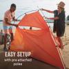 Coleman Skyshade Large Portable Sun Shelter, Easy Setup with Pre-Attached Poles, Beach Canopy Provides Cover from Sand & Sun view 3