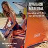 Coleman Skyshade Large Portable Sun Shelter, Easy Setup with Pre-Attached Poles, Beach Canopy Provides Cover from Sand & Sun view 4