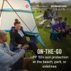 Coleman Portable 7x7ft Backpack Sun Shelter, Lightweight Shade Canopy with Easy Setup & Backpack Carry Bag, Great for Beach, Park, Sidelines, Backyard, Camping, & More view 2