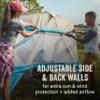 Coleman Portable 7x7ft Backpack Sun Shelter, Lightweight Shade Canopy with Easy Setup & Backpack Carry Bag, Great for Beach, Park, Sidelines, Backyard, Camping, & More view 3