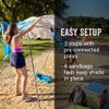 Coleman Portable 7x7ft Backpack Sun Shelter, Lightweight Shade Canopy with Easy Setup & Backpack Carry Bag, Great for Beach, Park, Sidelines, Backyard, Camping, & More view 4