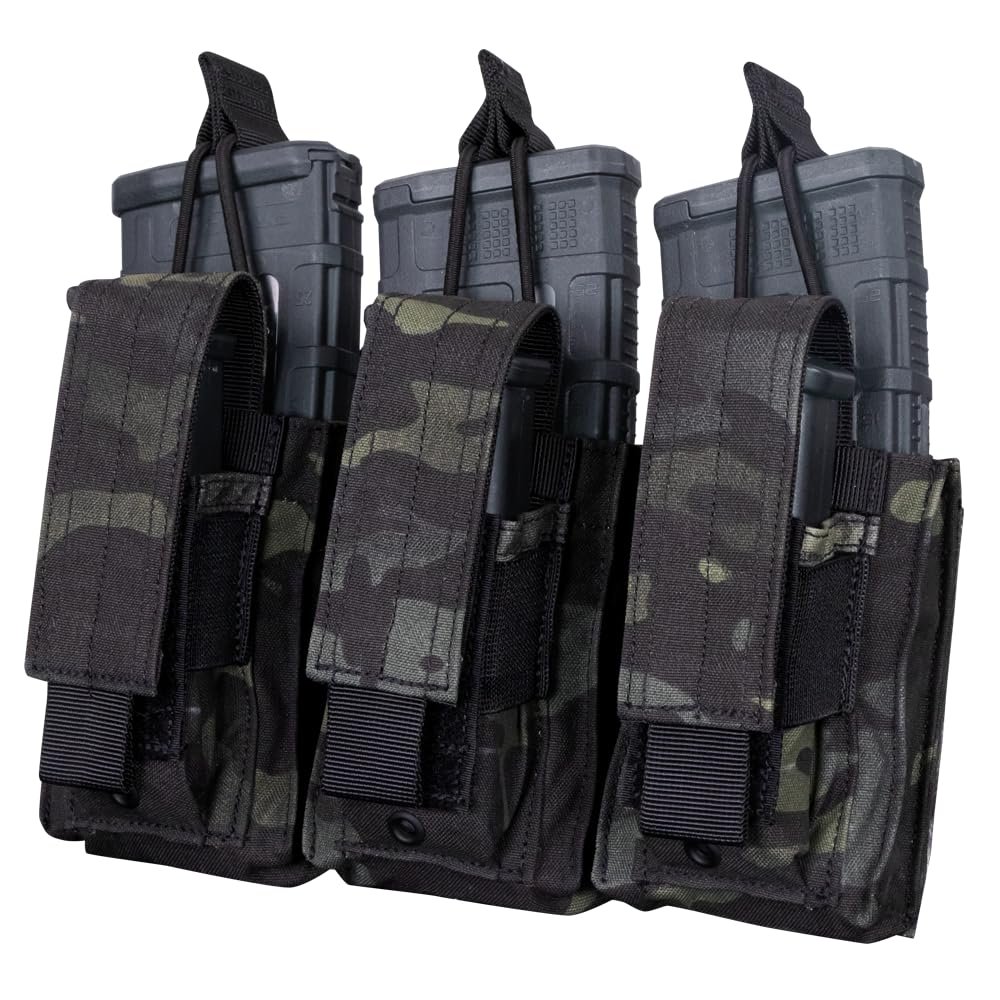 Condor Elite 191233-021 Gen2 Triple Kangaroo Mag Pouch Multicam Black