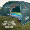 Coleman Skydome Tent with Full-Fly Weather Vestibule, Weatherproof 4/6 Person Tent Sets Up in 5 Minutes & Protects from Water, 20% More Headroom view 4