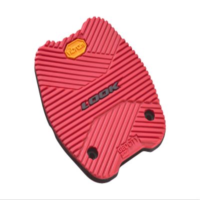LOOK Cycle - Activ Grip City Pad - Compatible with Geo City Grip Flat Pedals - Slip-Proof Safety - Innovative Grip Rubber - High-Resistance and Durability - Red
