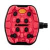 LOOK Cycle - Geo Trail Grip Bike Pedals - Flat Pedals - Reliability, Comfort and Durability - Slip-Proof Safety - Innovative Activ Grip Rubber - High-Performance MTB Bike Pedal - Red view 2