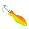 AL's Goldfish Lure Company, G200 Goldfish Freshwater Fishing Spoon Lure with Treble Hook for Trout, Salmon, Bass, Walleye, Northern Pike and Panfish. 1/4 oz. 2", #6 Hook, Chartreuse Orange view 3