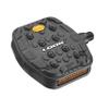 LOOK Cycle - Geo Trail Grip Bike Pedals - Flat Pedals - Reliability, Comfort and Durability - Slip-Proof Safety - Innovative Activ Grip Rubber - High-Performance MTB Bike Pedal - Black view 1