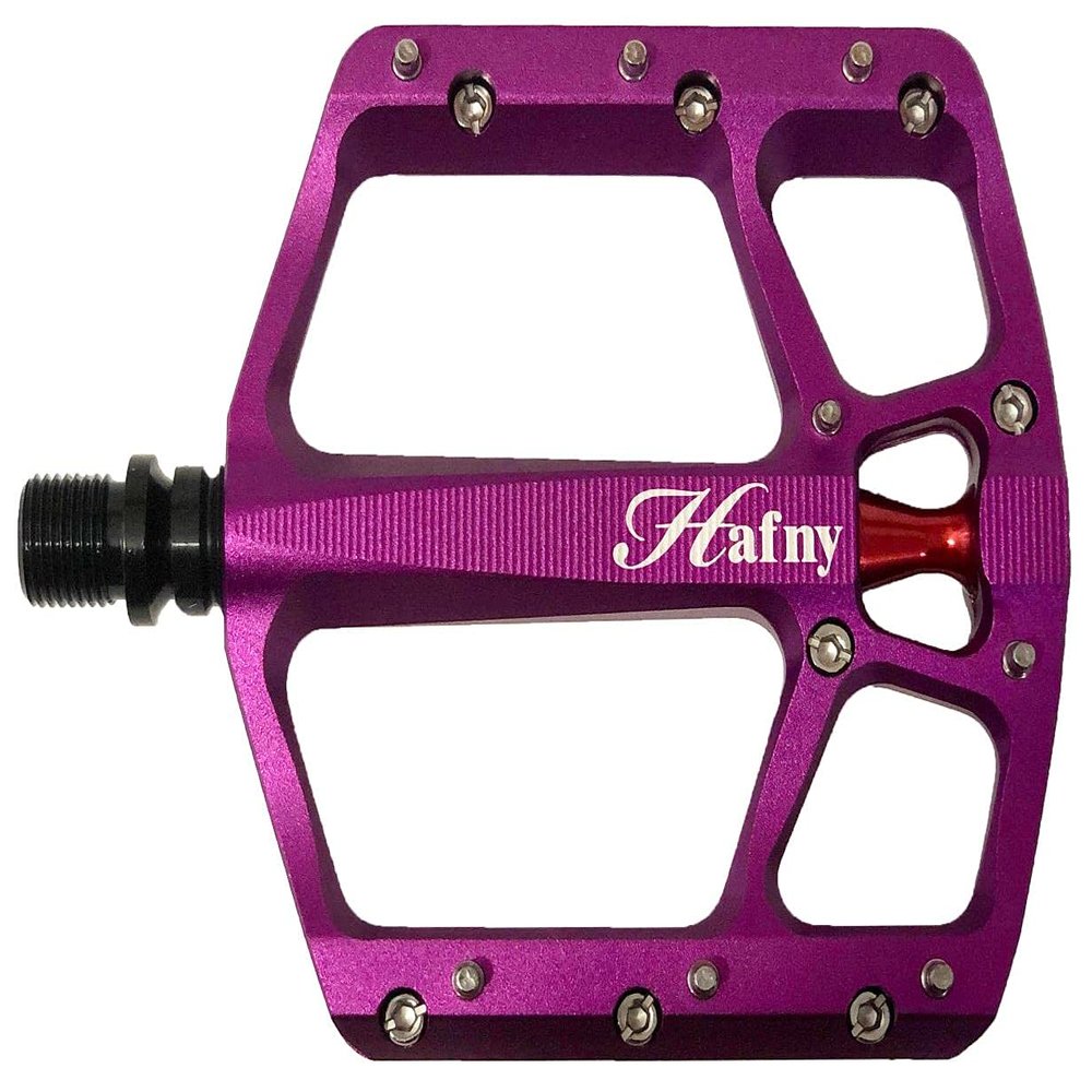 Hafny Aluminum Bike Pedals, CNC machined, Wide Sturdy Platform, HF-1400