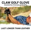 CaddyDaddy Claw Golf Gloves for Men | Flex-Mesh Design for Cool Ventilation | Lasts 3-5 Times Longer Than Leather | Silicone-Web Coating for Maximum Grip | Machine-Washable | Black | LH-XL view 2