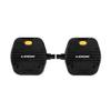 LOOK Cycle - Geo City Grip - MTB Bike Pedals - Flat Pedals - Slip-Proof Safety - Innovative Activ Grip Rubber - Premium High-Performance Urban Bike Pedal - Black view 2
