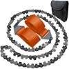 Pocket Chainsaw - 36 Inch Manual Hand Chain - Pocket Saw with 48 Bidirectional Teeth - For Fast Easy Cutting - Camping Survival - Wire Rope Cable Saw - Backpacking Camp Gear view 1