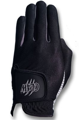 CaddyDaddy Claw Golf Gloves for Men | Flex-Mesh Design for Cool Ventilation | Lasts 3-5 Times Longer Than Leather | Silicone-Web Coating for Maximum Grip | Machine-Washable | Black | RH-MED