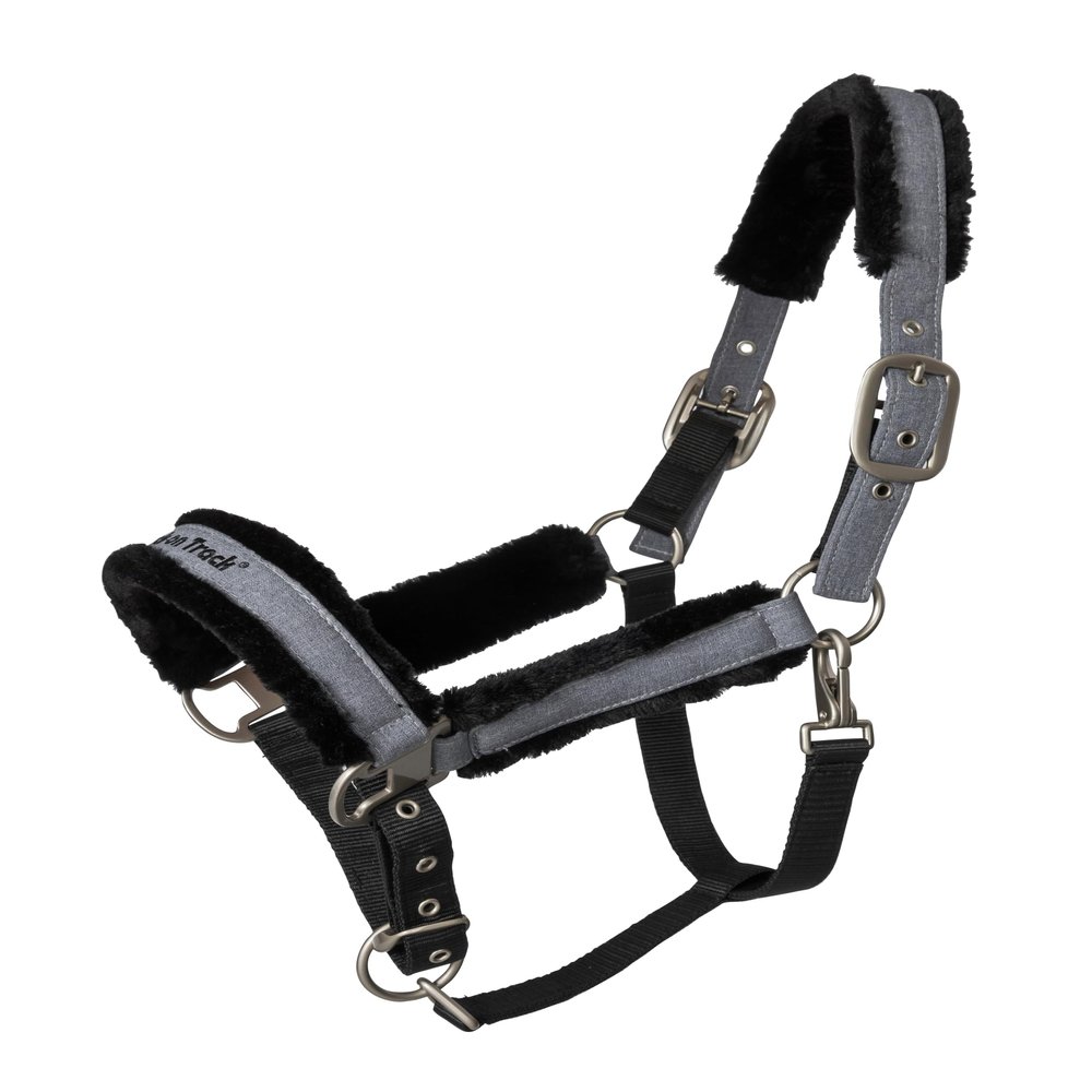 Back on Track Haze Collection Horse Halter (Cob, Grey)